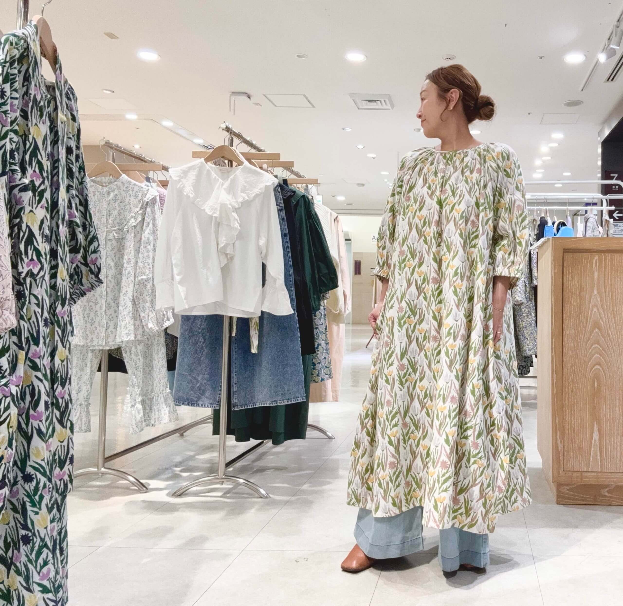 透け感なし、一枚で着れる今おすすめ、kapuwaのワンピース５選