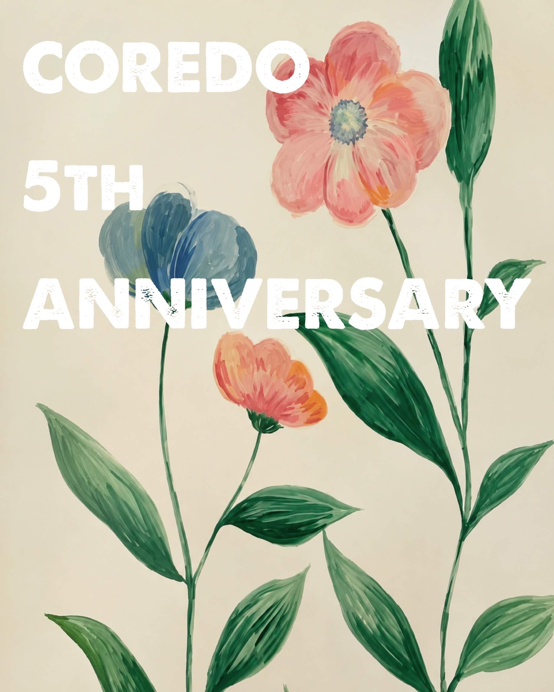 コレド室町店より、5th anniversary eventのご案内